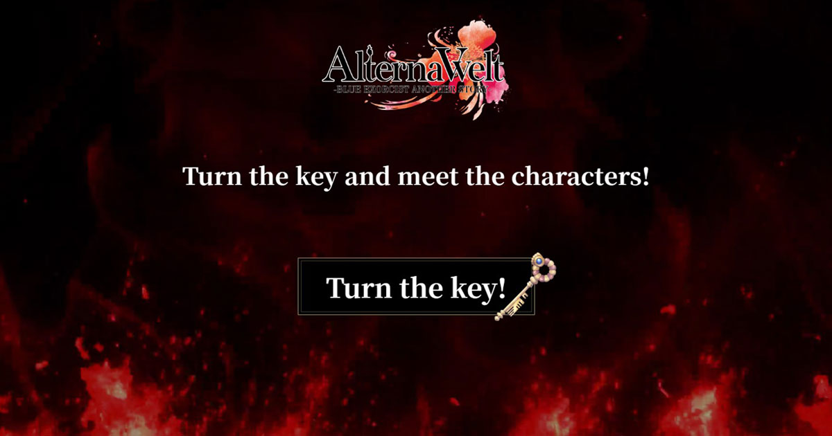 Turn the key and meet the characters!